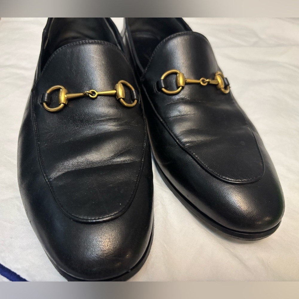 Women's GUCCI Brixton Collapsible Apron Toe Loafer - Picture 7 of 11